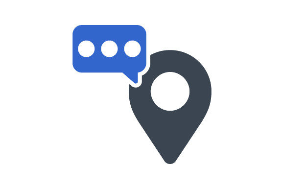 Enhance Your Design Projects with the Chat Location Icon and Beautiful Glyph Icon