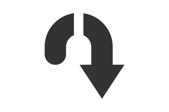 U Turn Down Icon: A Versatile Design Essential