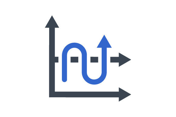 Unlock Potential with Marketing Progress Graph Icon